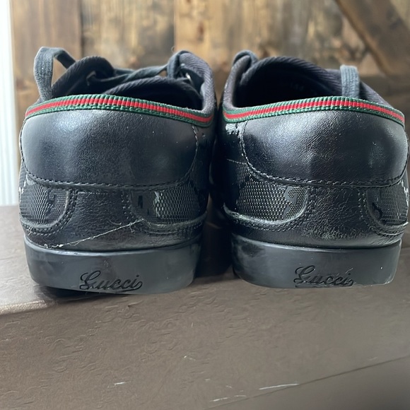 GUCCI GG Imprime Coated Canvas Low Trainers - Picture 5 of 15